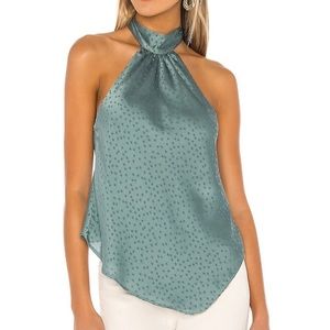 Lovers + Friends Maddox Top in Pacific Blue XXS
